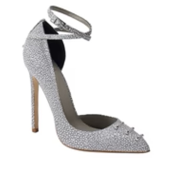 Monika Chiang Stasia Cloud Embossed Leather Pumps - Picture 3 of 5